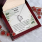 To My Wife - Forever Love Necklace- In Your Eyes I Find My Home
