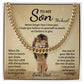 To My Son - Cuban Link Chain - Never Forget That I Love You