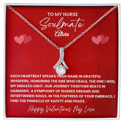 Gift For Nurse Soulmate - Alluring Beauty - Each Heartbeat Speaks Your Name