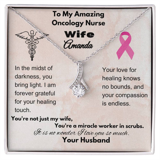 Gift For Oncology Nurse Wife - Alluring Beauty Necklace