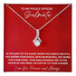 Hero's Embrace - 14K White Gold Finish Love Shield Alluring Beauty Pendant with Cubic Zirconia