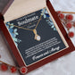 Gift For Soulmate - "Eternal Embrace" Ribbon of Love Necklace
