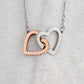 Gift For Yoga Mom - Interlocking Hearts Necklace